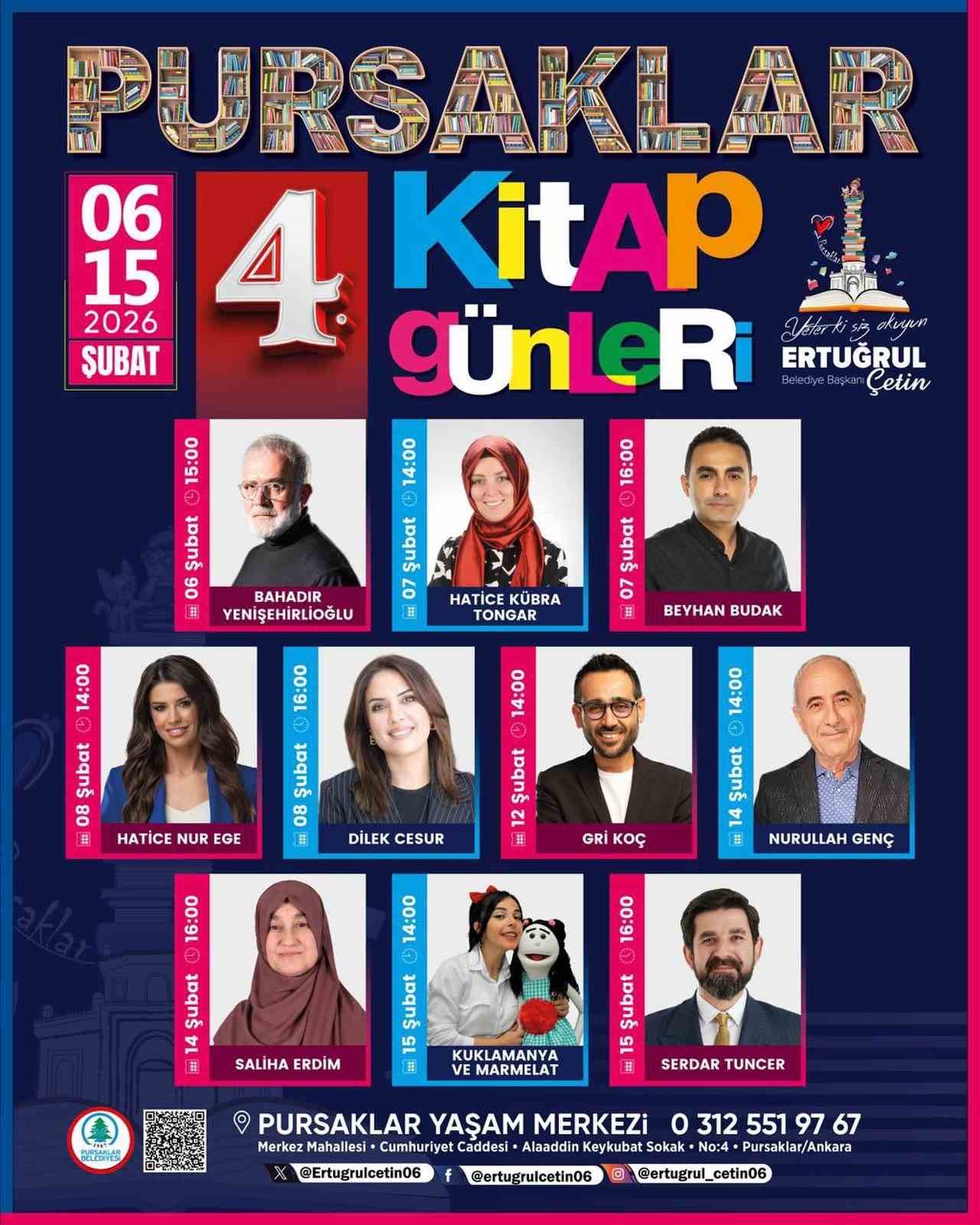 Pursaklar’da Kitap Günleri 6 Şubat’ta başlıyor

