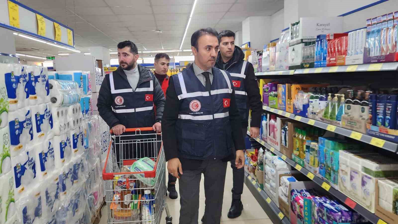 Ramazan ayı öncesi Tunceli’de zincir marketlere fahiş fiyat denetimi
