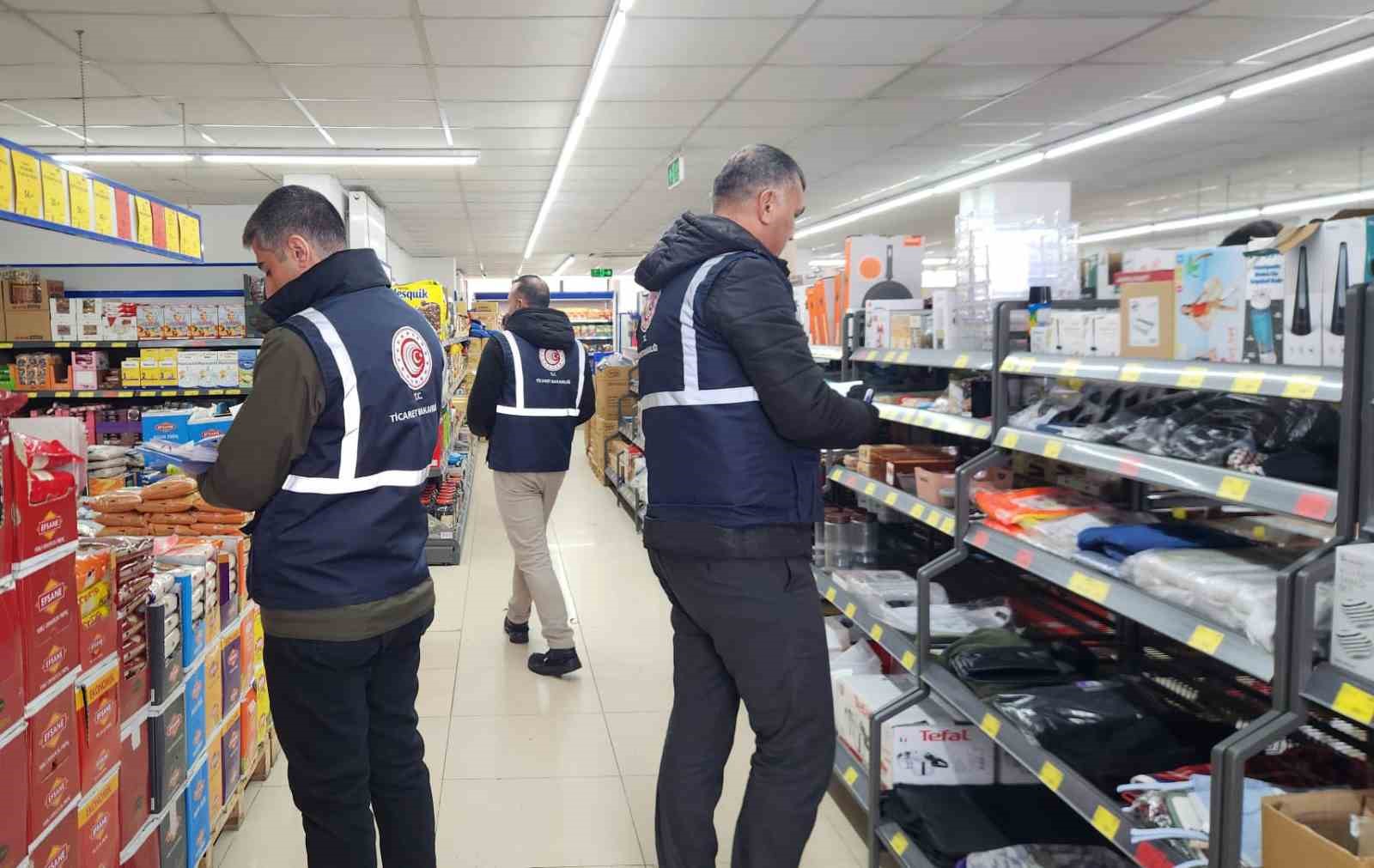 Ramazan ayı öncesi Tunceli’de zincir marketlere fahiş fiyat denetimi
