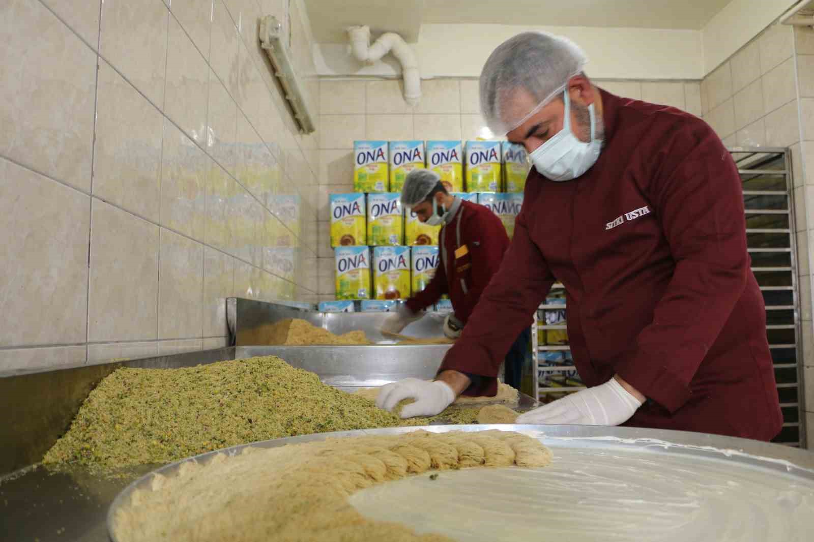 Ramazan Bayramında tatlıcılar hedef büyüttü: Tam 25 ton
