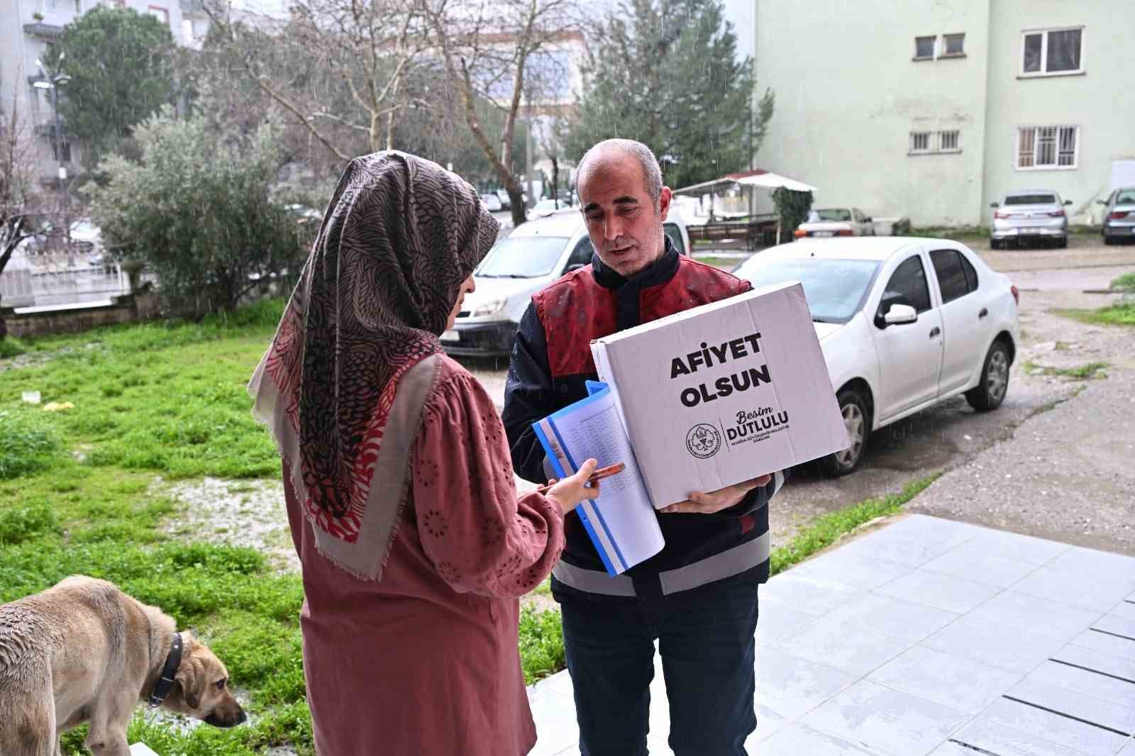 Ramazan öncesi 22 bin sofraya büyükşehirden destek
