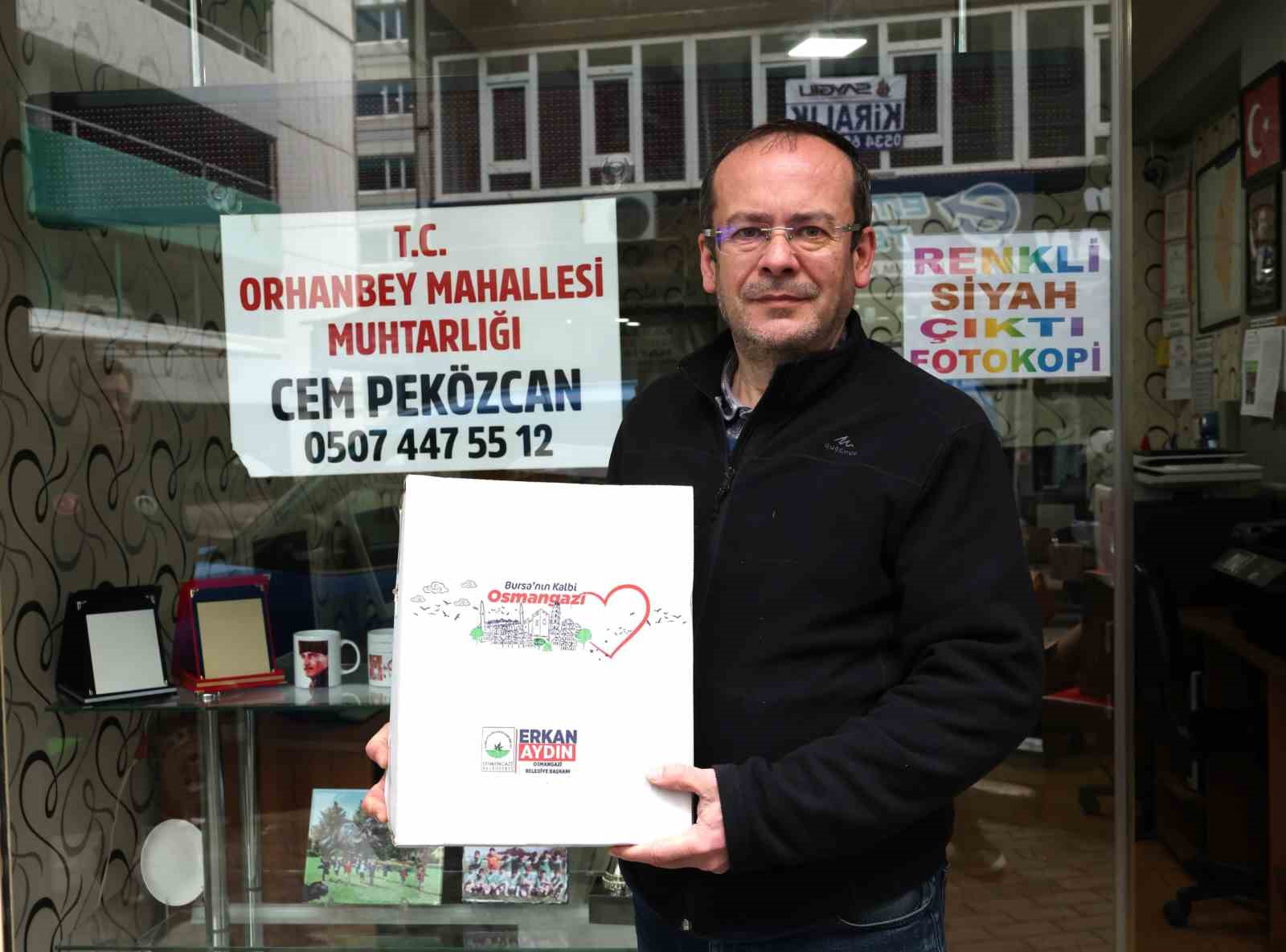 Ramazan öncesi Osmangazi’de erzak yardımları başladı
