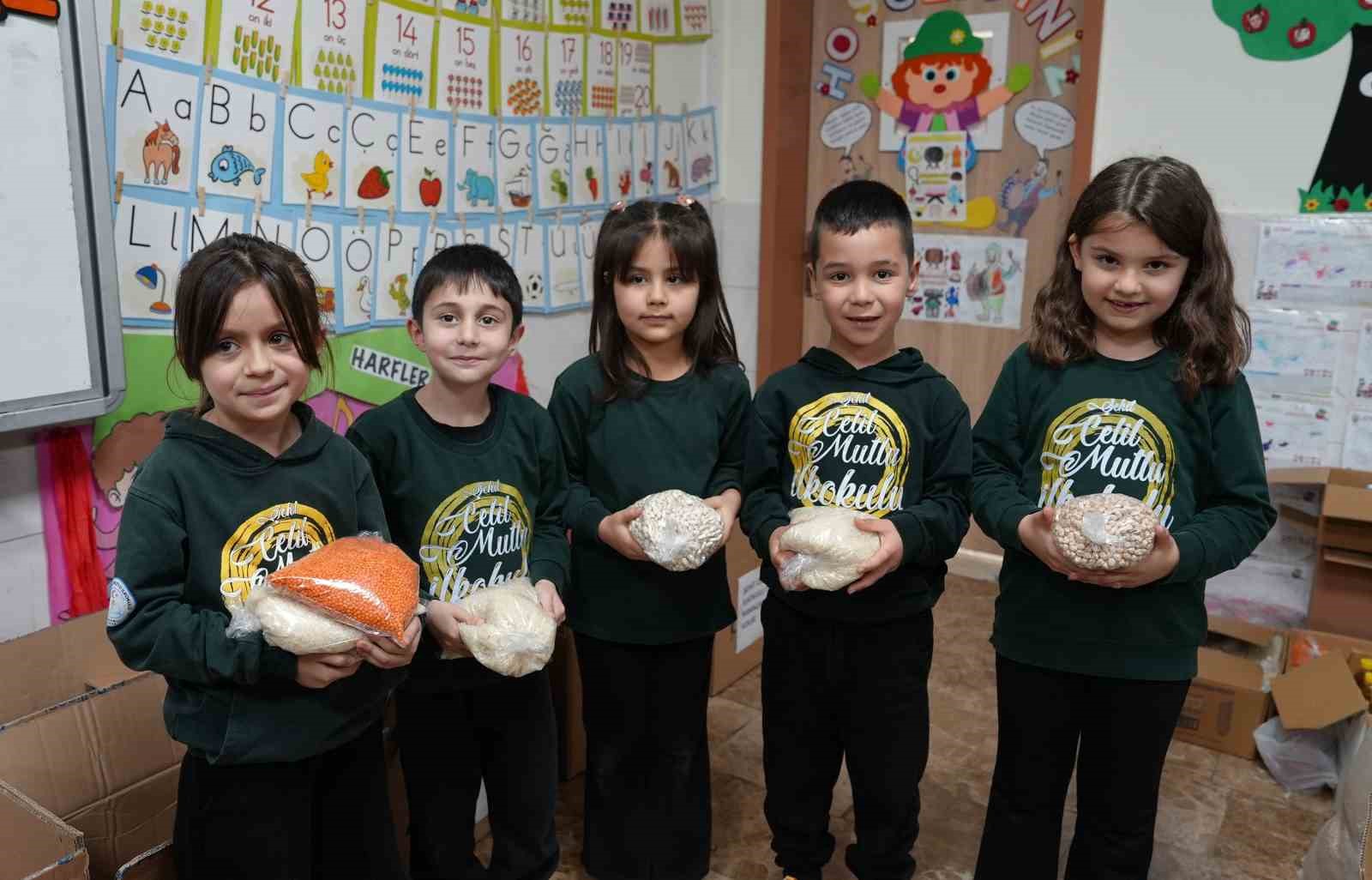 Ramazan’da minik öğrencilerden anlamlı destek
