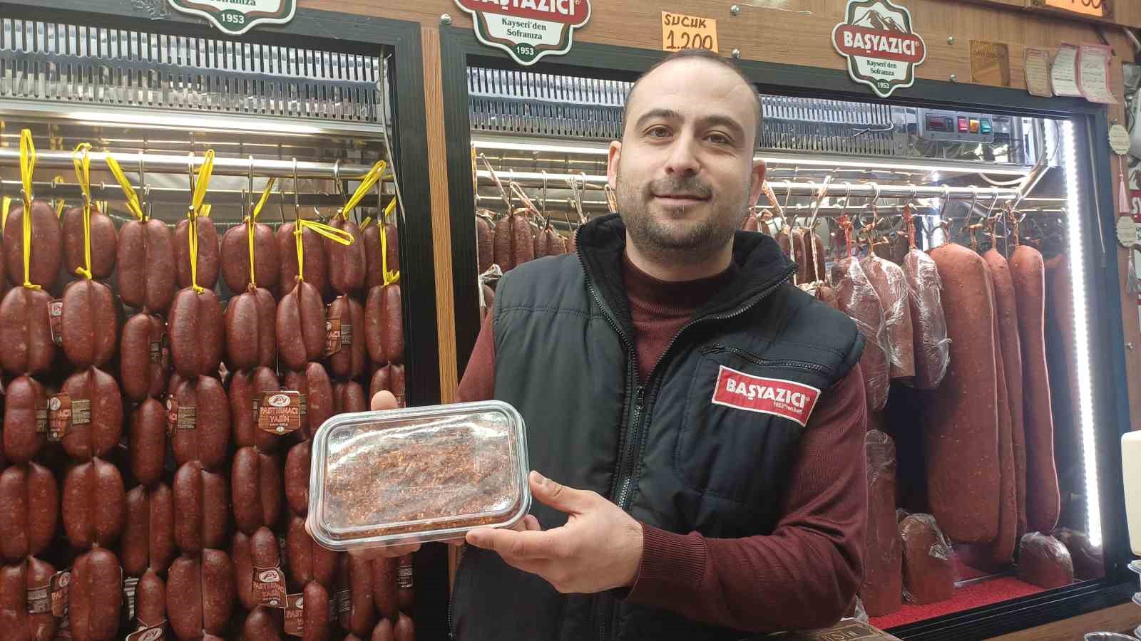 Ramazanda sucuk içine ilgi arttı
