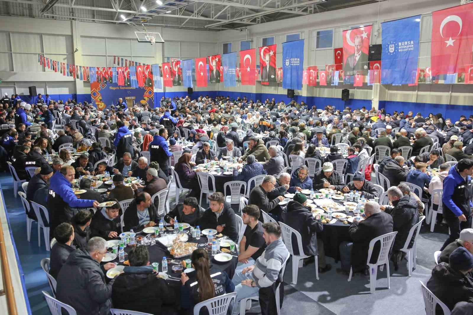 Ramazan’ın bereketi Büyükorhan’da da paylaşıldı
