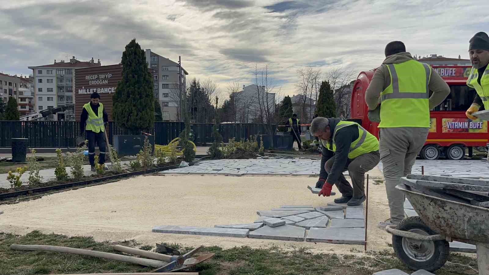 Recep Tayyip Erdoğan Millet Bahçesi’nde çalışmalarda sona gelindi
