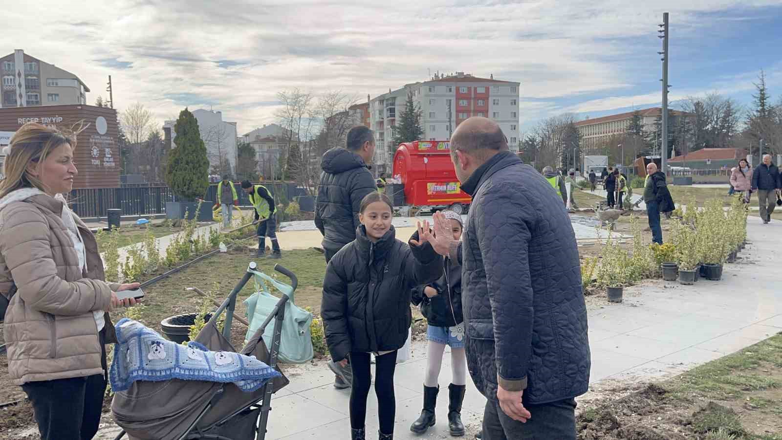 Recep Tayyip Erdoğan Millet Bahçesi’nde çalışmalarda sona gelindi
