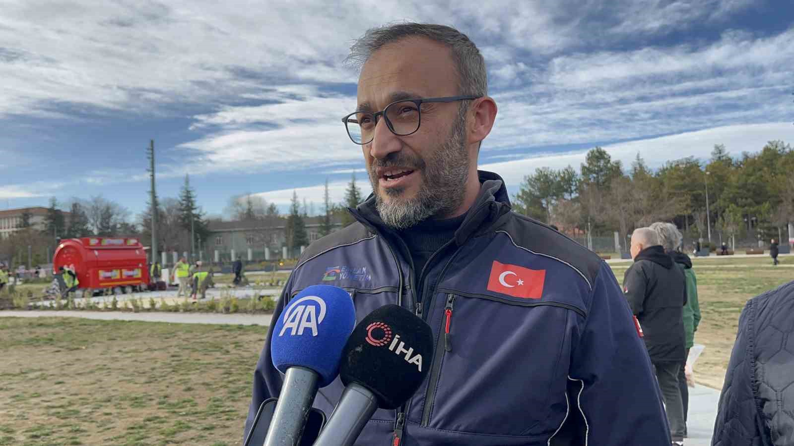 Recep Tayyip Erdoğan Millet Bahçesi’nde çalışmalarda sona gelindi
