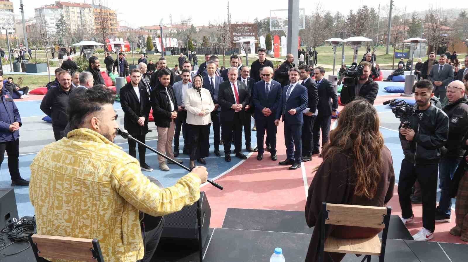 Recep Tayyip Erdoğan Millet Bahçesi’nin yeniden düzenlenmiş hali göz doldurdu
