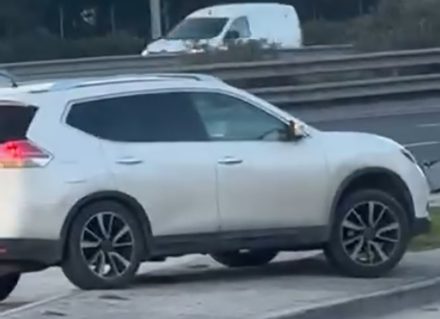 Refüjden atlayan sürücüye ceza yağdı; görüntüleri izleyince itiraf etti
