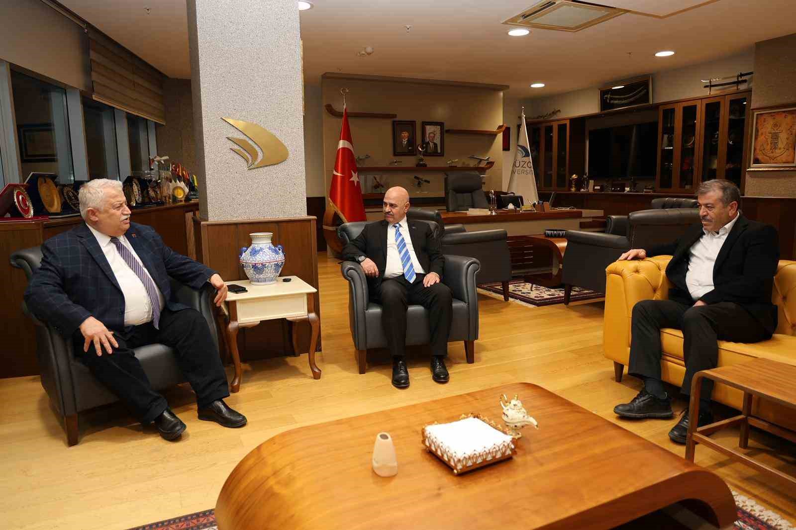 Rektör Sözbir TÜBA Başkanı Şekeri ağırladı
