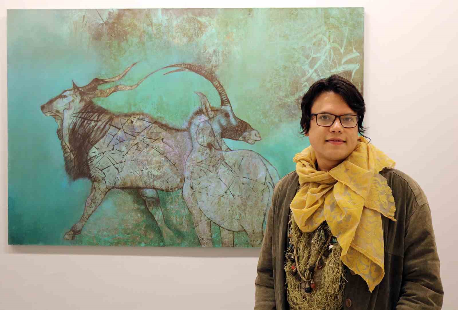 Ressam Cenk Mısırlıoğlu, SANKO Sanat Galerisi’nde sergi açtı
Ressam Cenk Mısırlıoğlu, SANKO Sanat Galerisi’nde sergi açtı