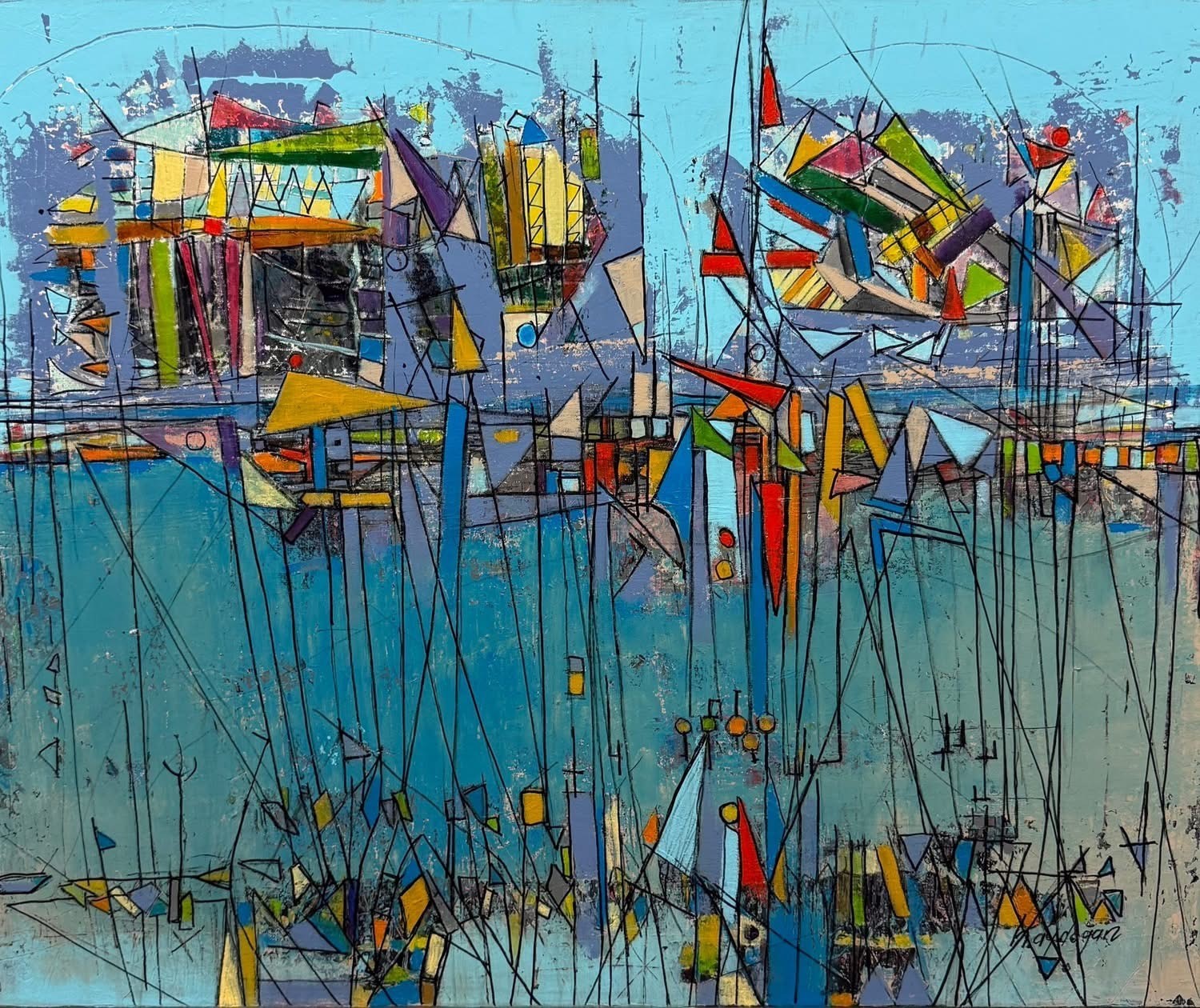 Ressam Hatice Aydoğan SANKO Sanat Galerisi’nde sergi açtı
