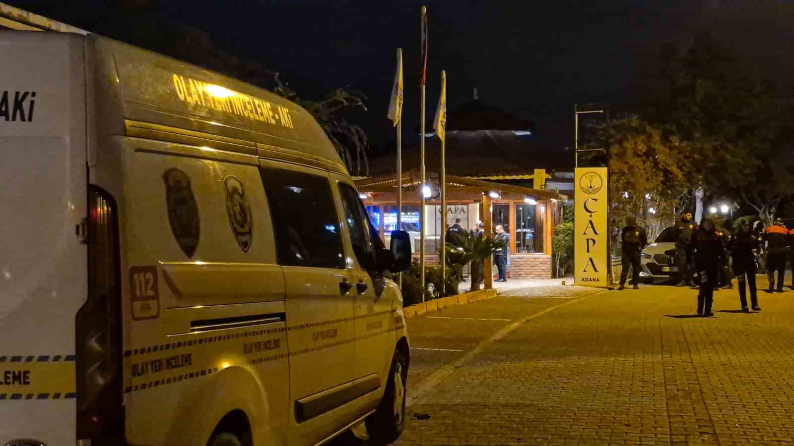 Restoranda önce selamlaştılar, sonra silahlar konuştu: 1 ölü, 1 yaralı
