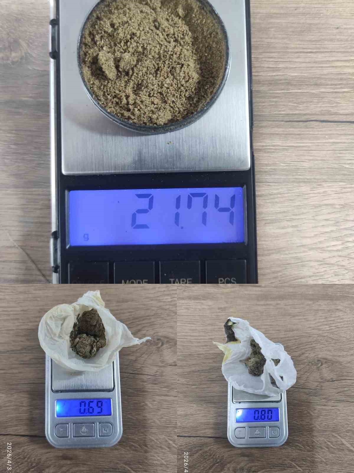 Reyhanlı’da durdurulan araçta uyuşturucu ve kurusıkı tabanca ele geçirildi
