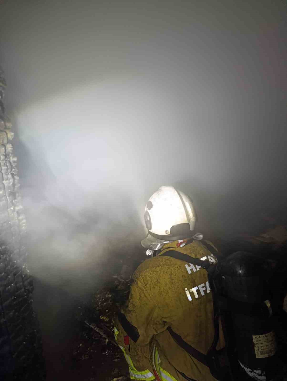 Reyhanlı’da ev yangını
