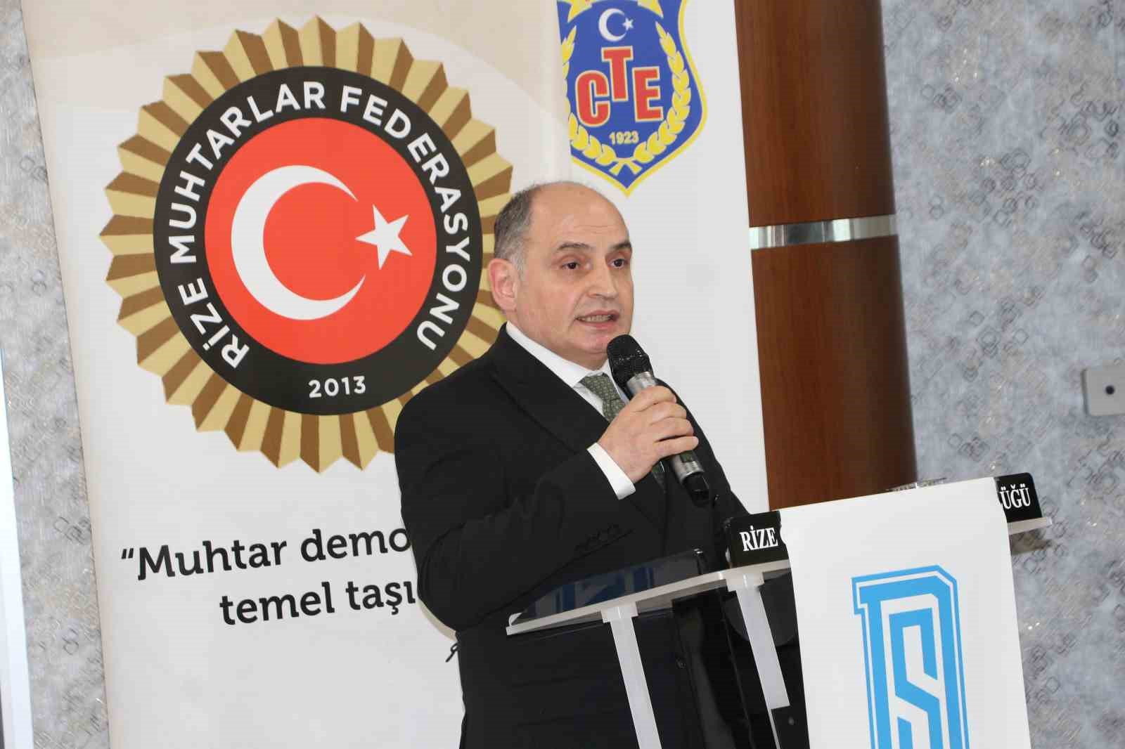 Rize’de muhtarlara yönelik denetimli serbestlik bilgilendirme toplantısı yapıldı
