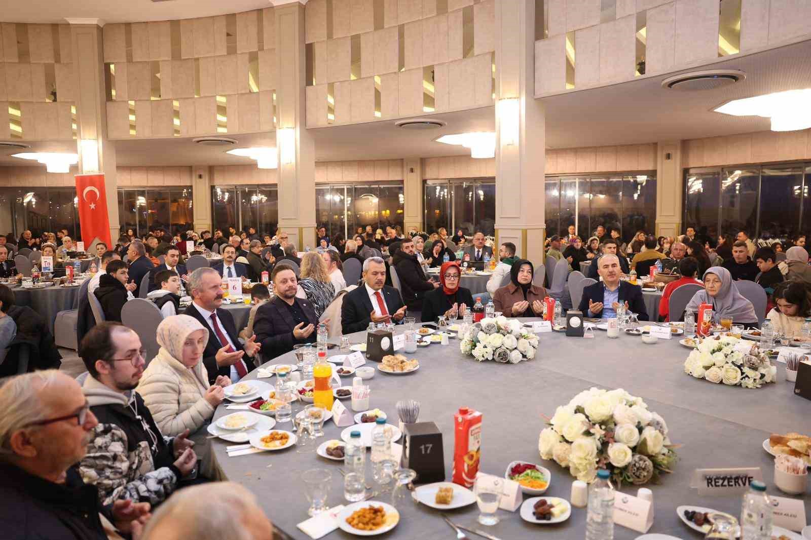 Rize’de şehit aileleri ve gaziler iftar sofrasında buluştu

