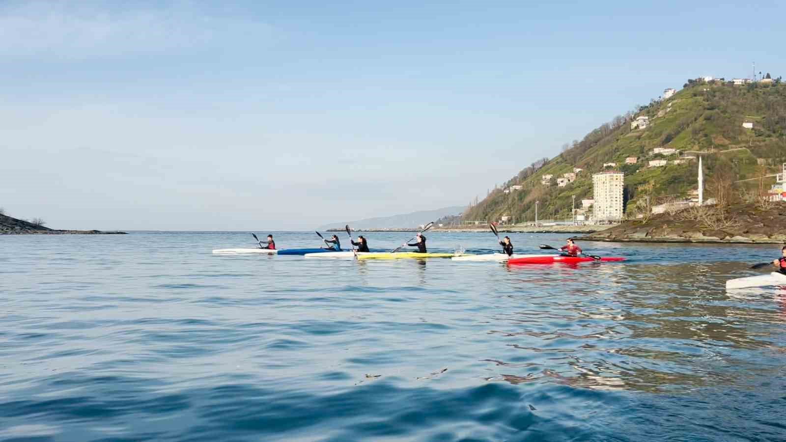 Rize’nin kanocuları Bahar Kupası yolunda
