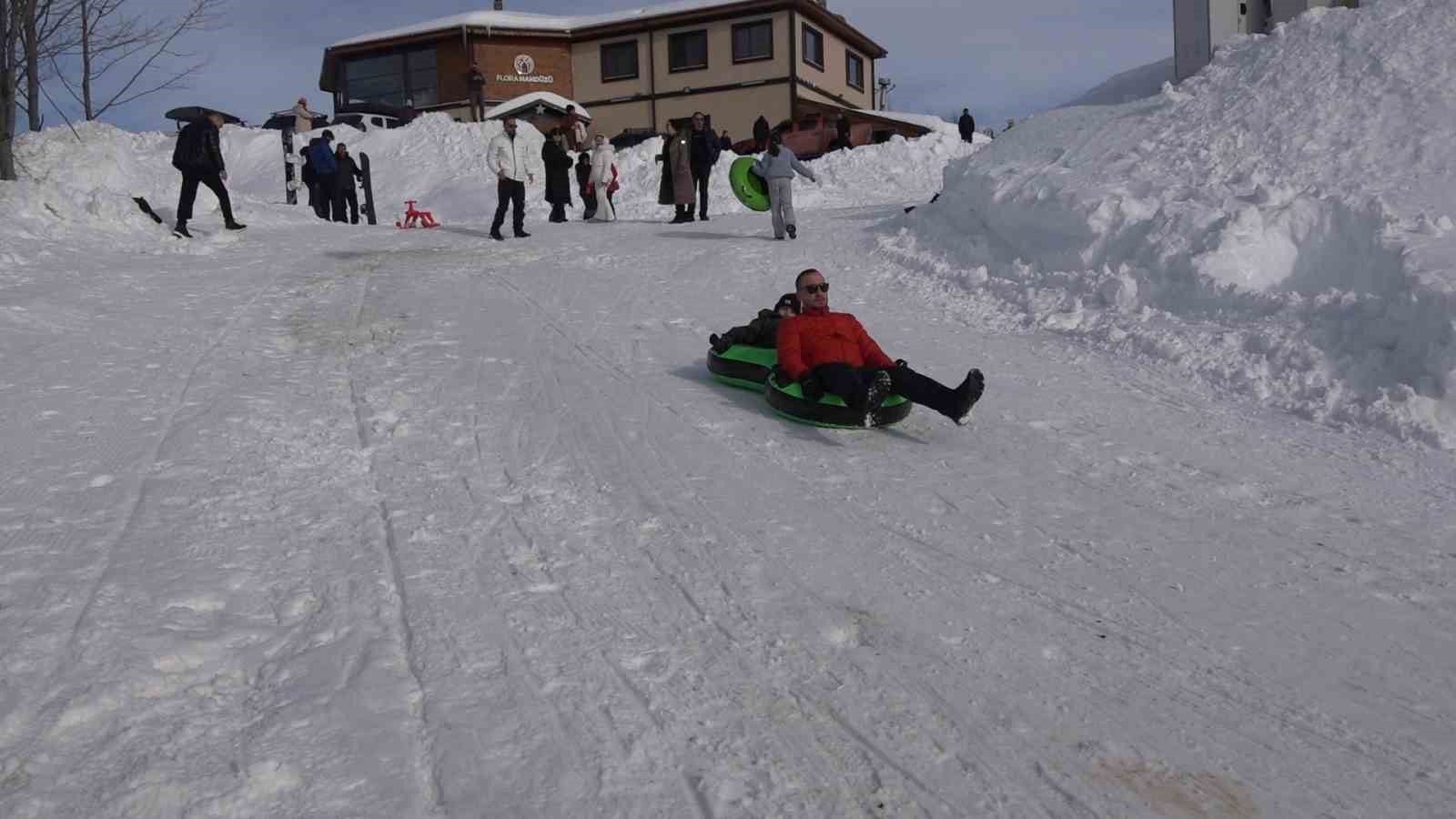 Rize’ye kayak tesisi yapılması için taleplerini böyle duyurdular
