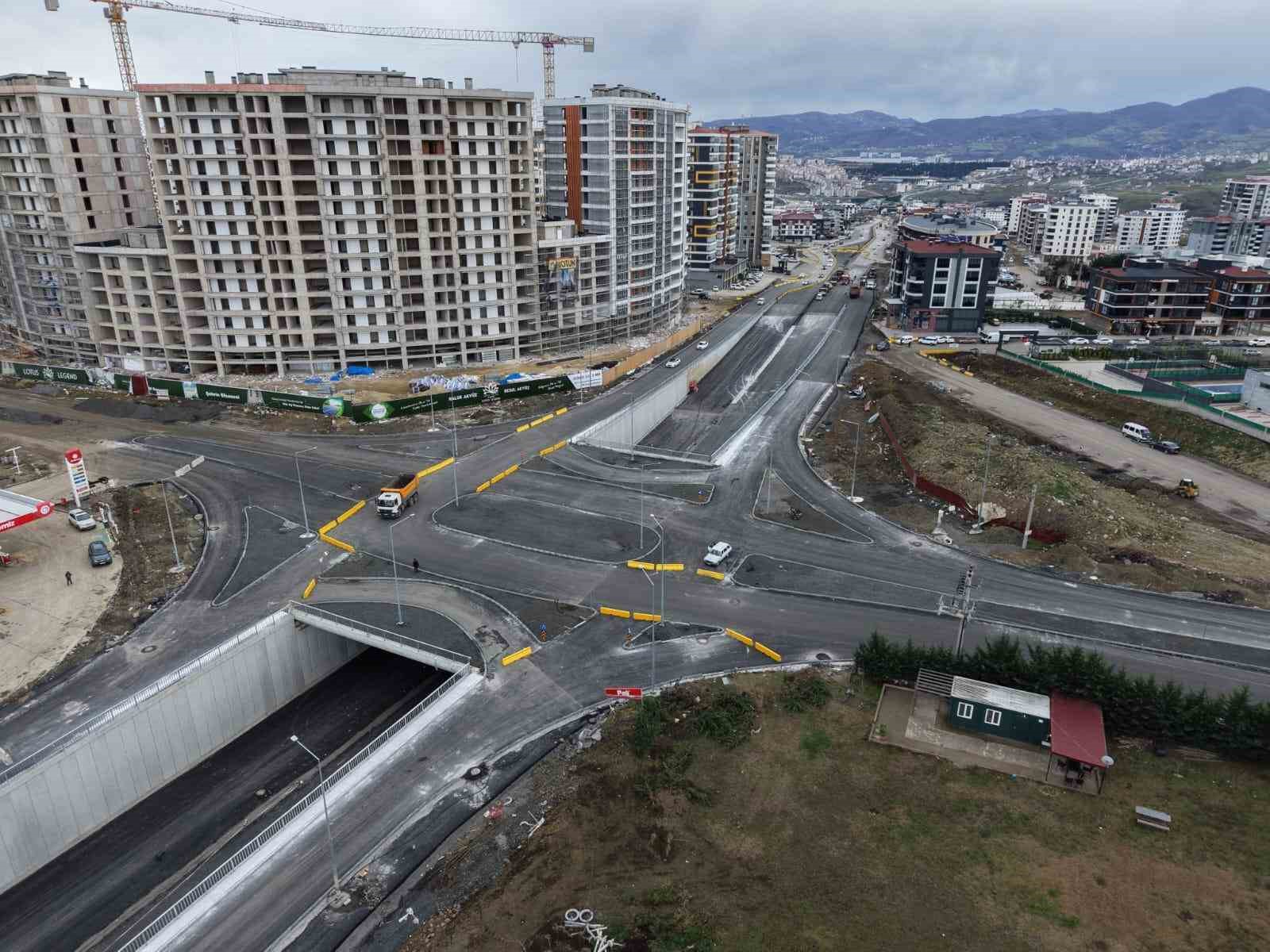 RTE Bulvarı’nın iki önemli bağlantı yolu trafiğe açıldı
