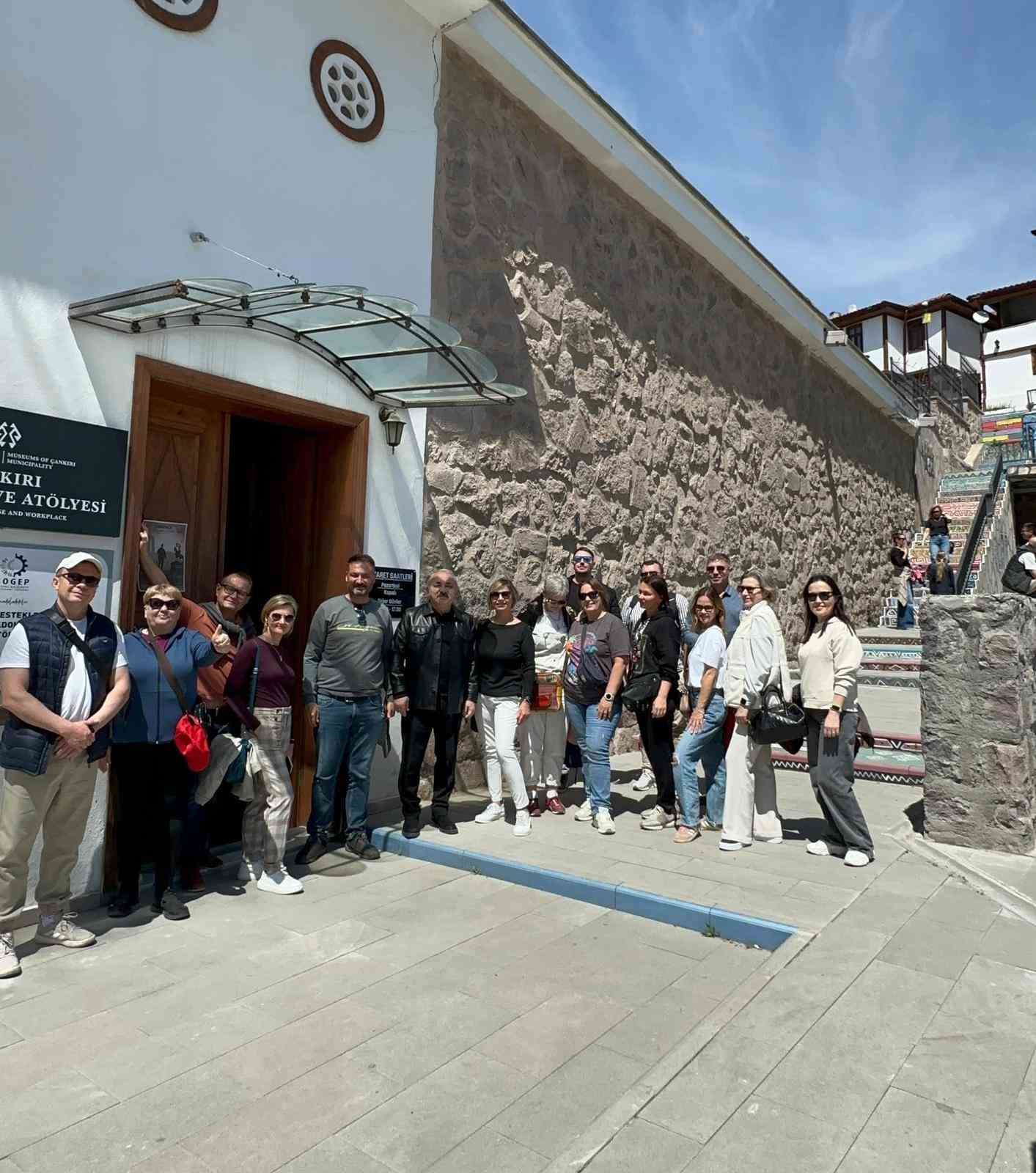 Rus ve Ukraynalı turistler Çankırı’yı gezdi
