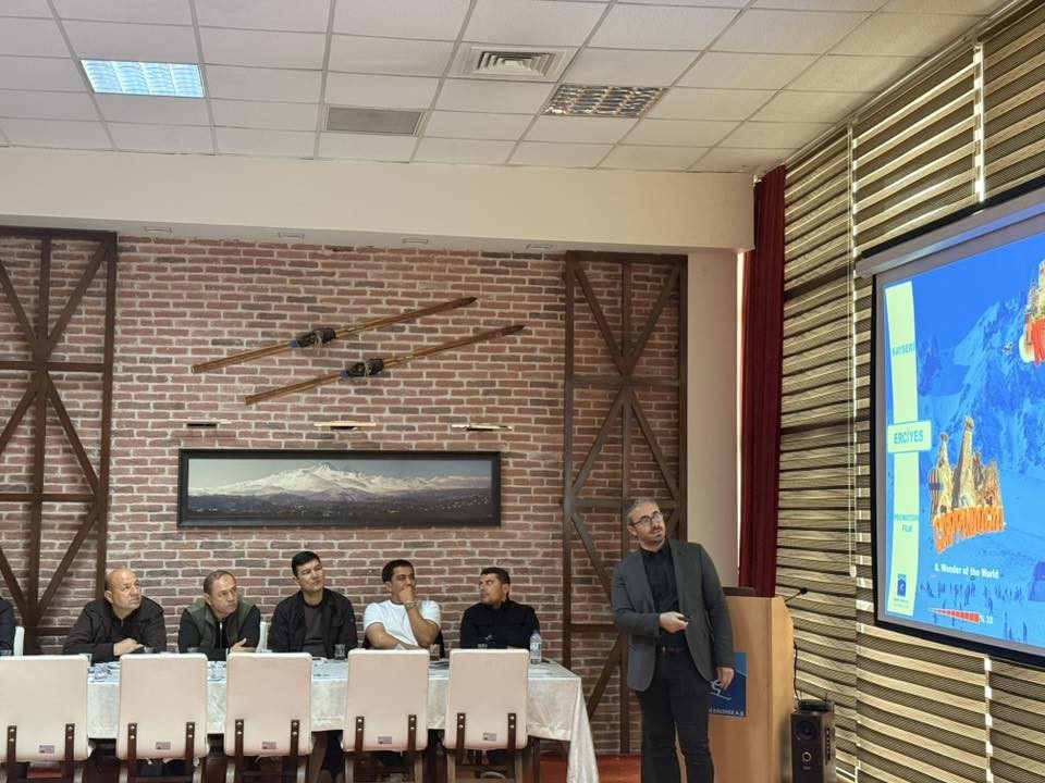 Rusya ve Türkistan’dan gelen iş insanlarına Erciyes tanıtıldı
