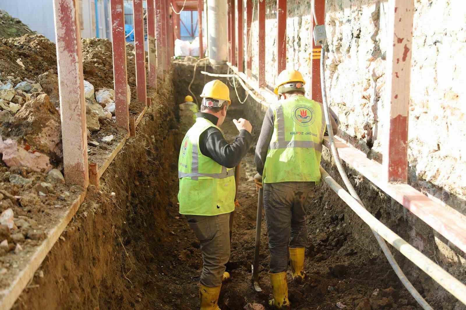 Sadabad Sarayı’nda restorasyon çalışmaları tüm hızıyla sürüyor
