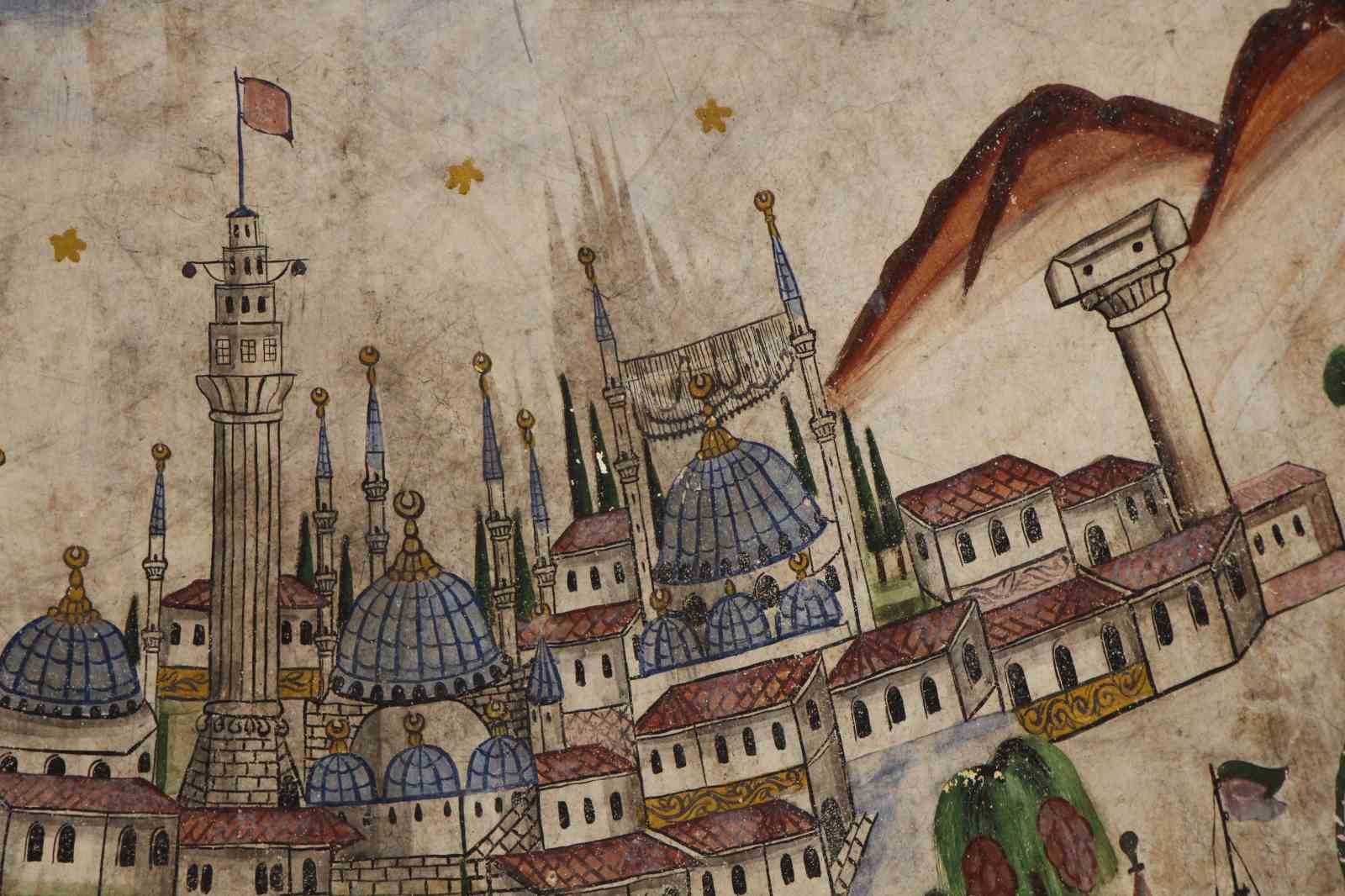 Şadırvanda saklı 150 yıllık minyatür: İstanbul, Viyana ve Amasya işlenmiş
