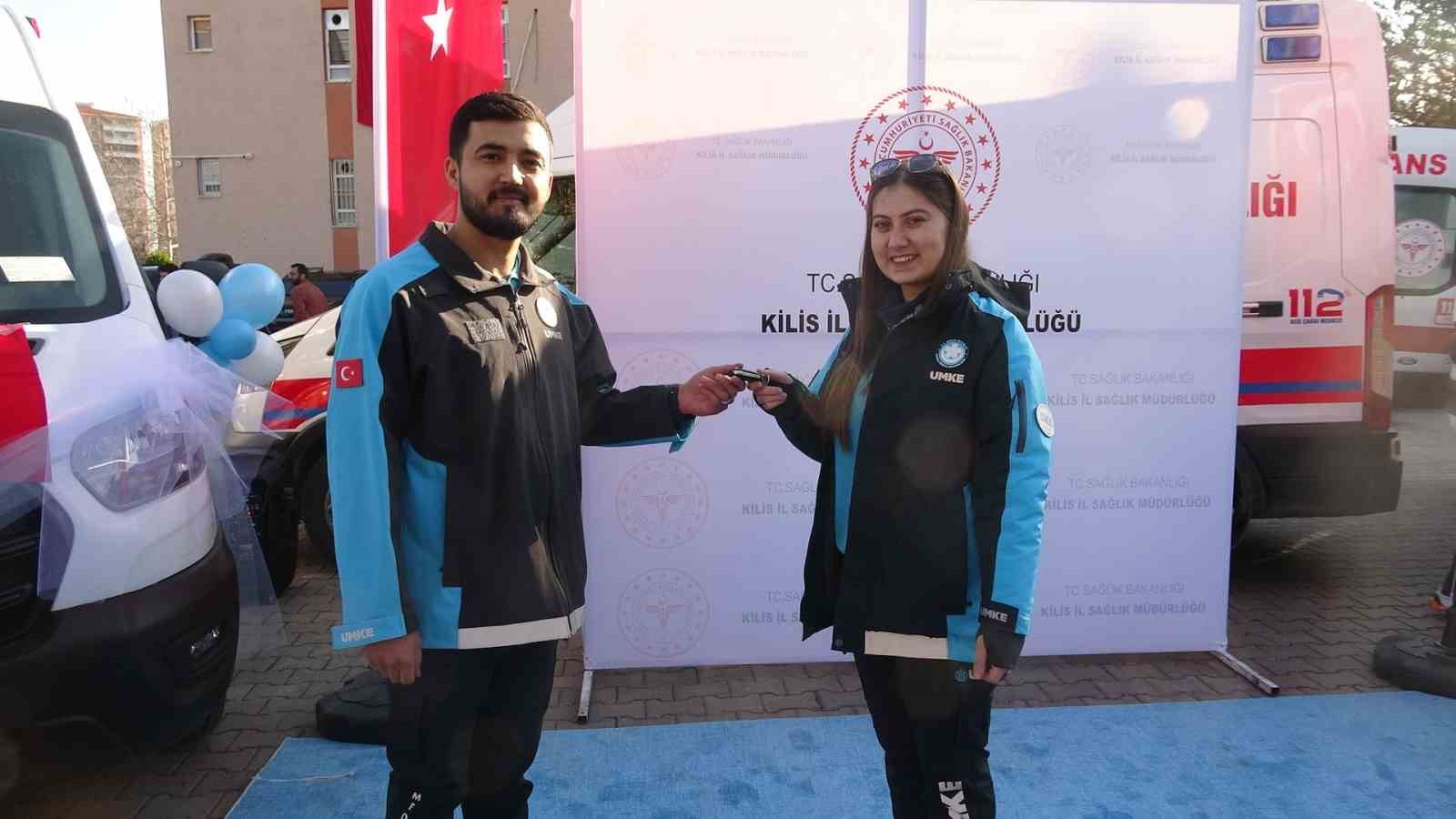 Sağlık Bakanlığı’ndan Kilis’e 4 yeni acil sağlık aracı
