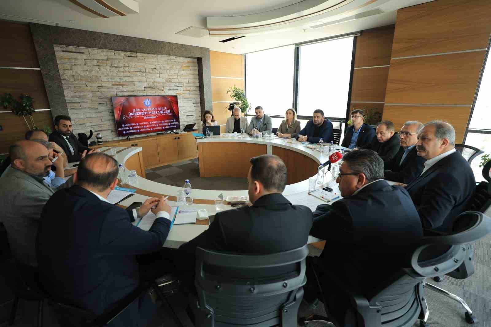 Sağlık-Sen Genel Başkanı Doğan: "Üniversite hastanelerinin sorunlarını gündemden düşürmeyeceğiz"
