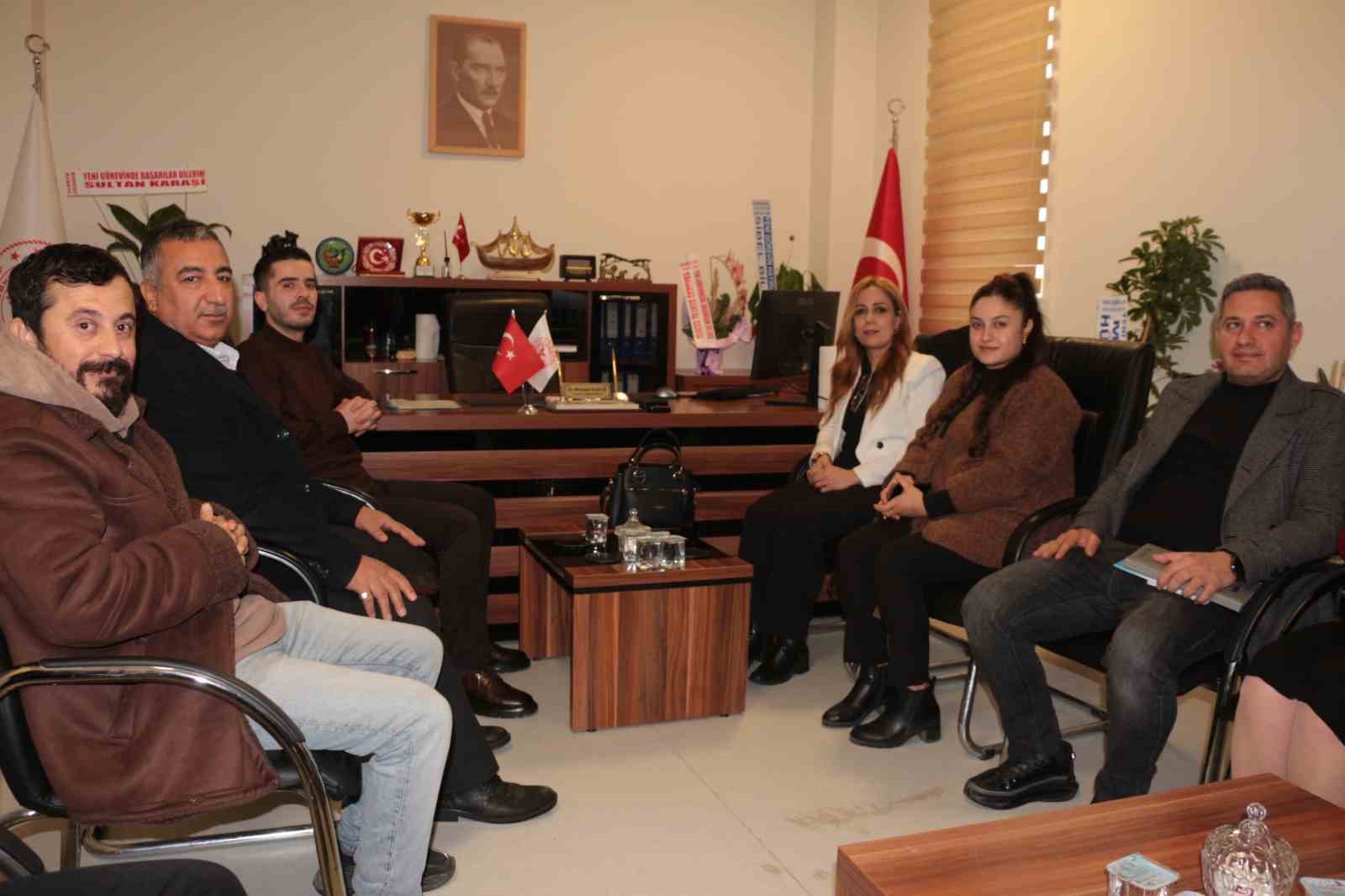 Sağlık-Sen heyeti, Cizre Sağlık Müdürü Karaşi ile bir araya geldi
