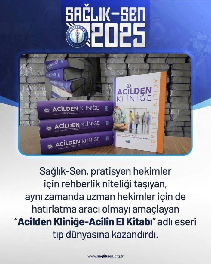 Sağlık-Sen’den acil servislere akademik destek: "Acilin El Kitabı" Cizre Devlet Hastanesinde
