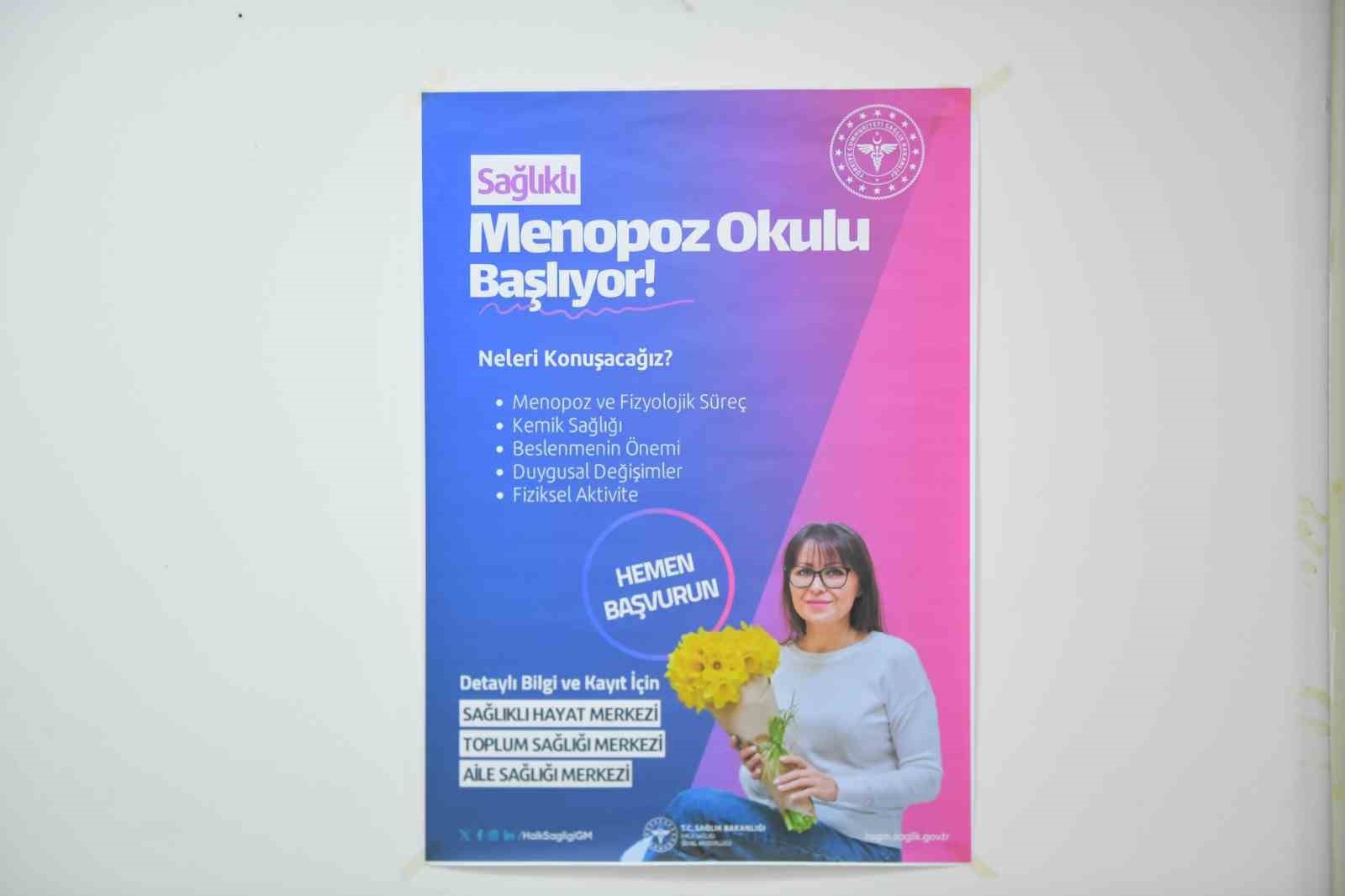 Sağlıklı Menopoz Okulları’nda ücretsiz eğitimler veriliyor
