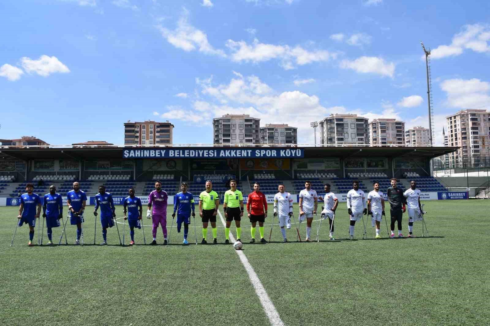 Şahinbey Ampute kupada yarı finalde
