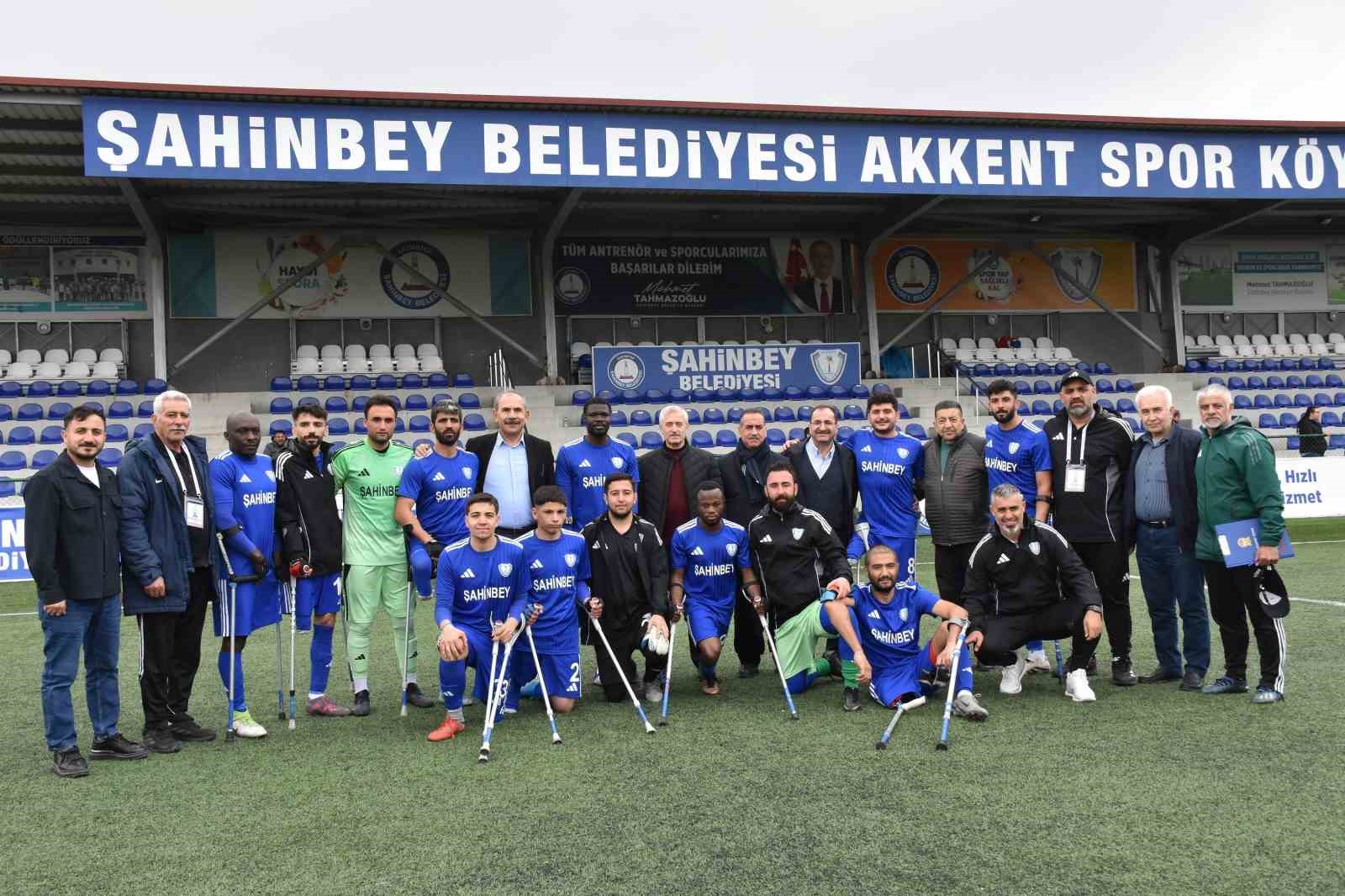 Şahinbey Ampute şampiyonluğa ilerliyor 5-1

