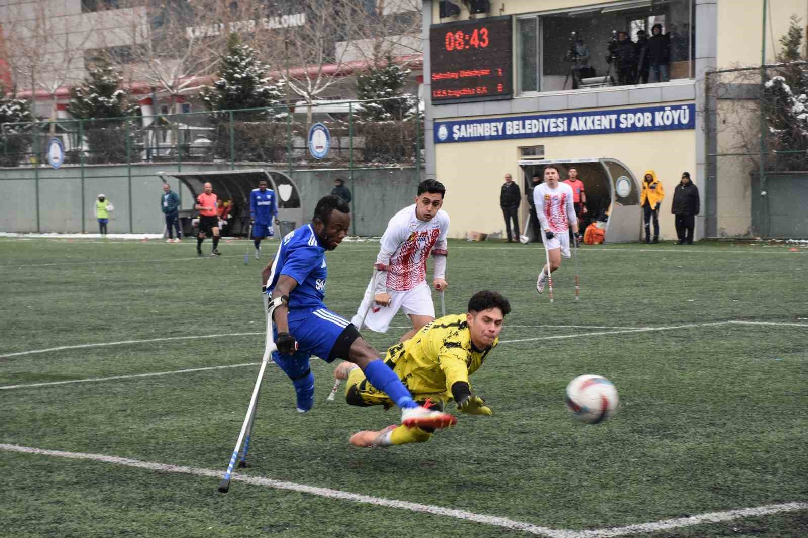 Şahinbey Ampute’den farklı galibiyet 7-0
