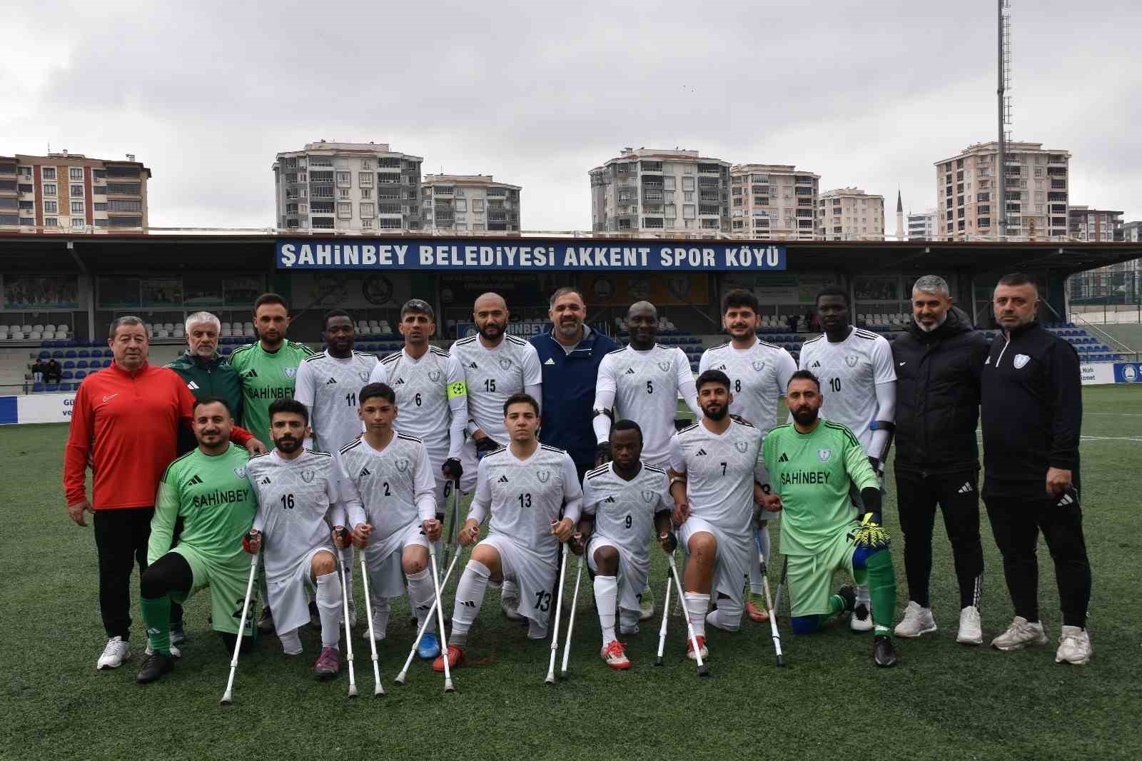 Şahinbey Ampute’den gol şov: 5-0
