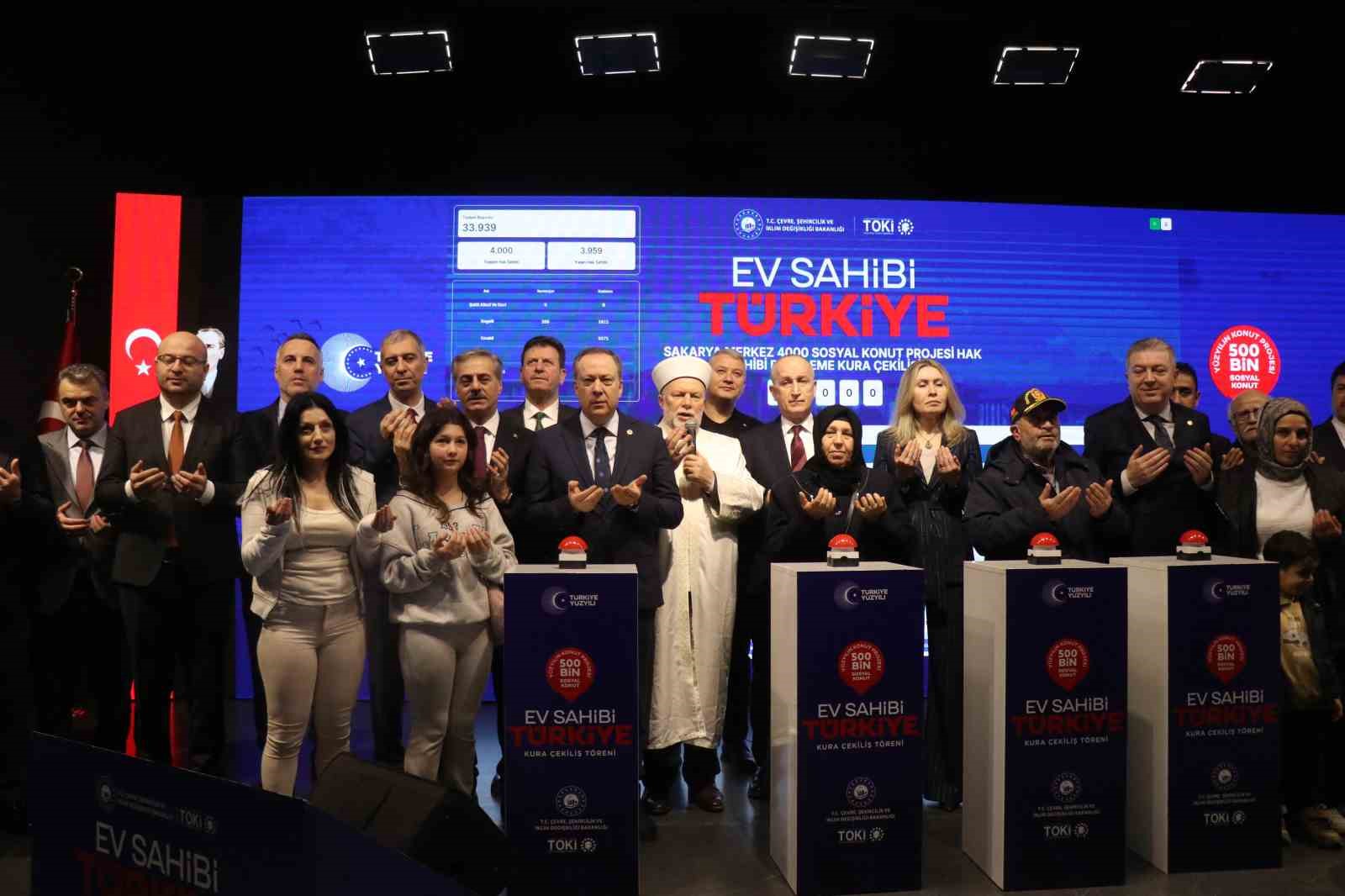 Sakarya’da 6 bin 633 hak sahibi kura ile belirlendi
