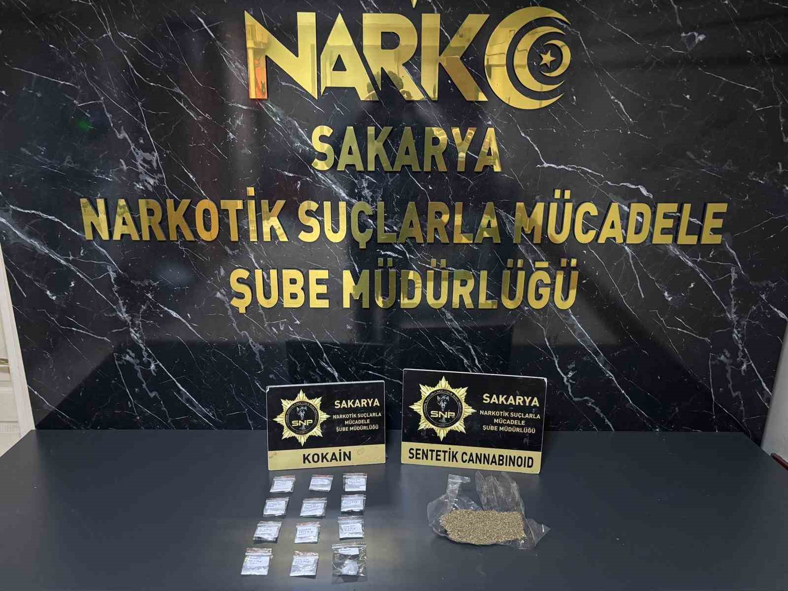 Sakarya’da uyuşturucu taciri polise yakalandı
