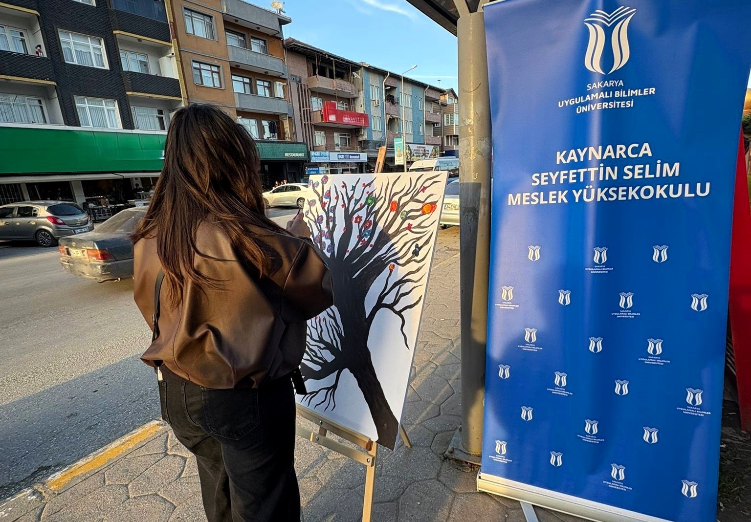 Sakaryalı kadınlar tuval başında buluştu
