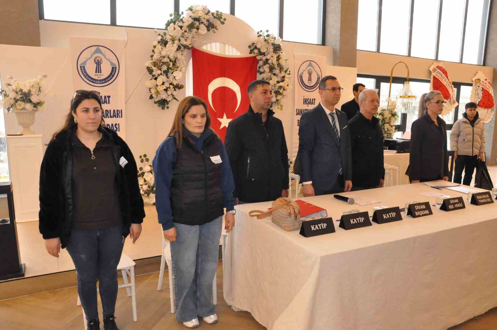 Salihli inşaatçılarda Tuncay Ünlü yeniden seçildi
