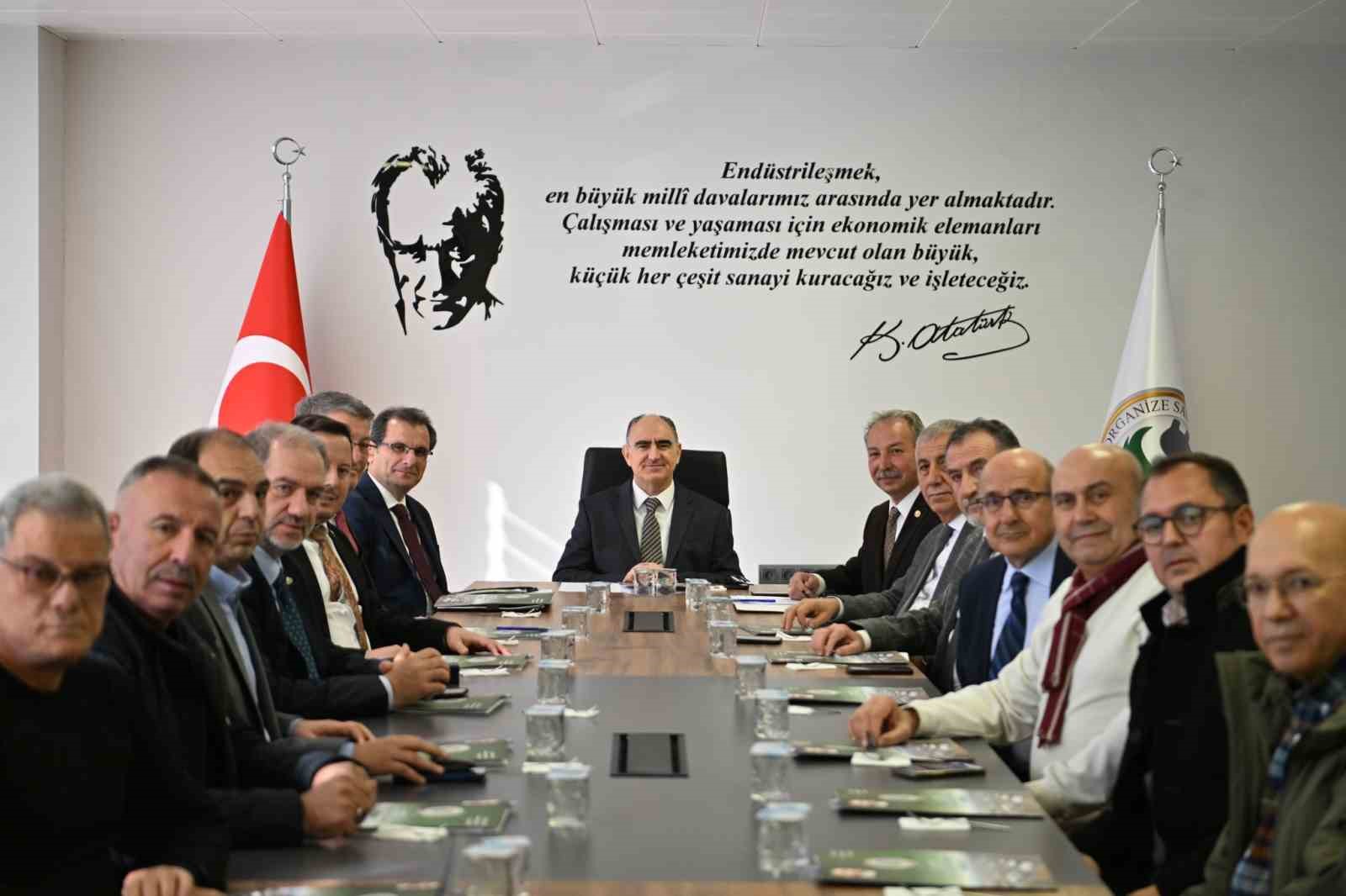 Salihli OSB’de yılın son toplantısı yapıldı
