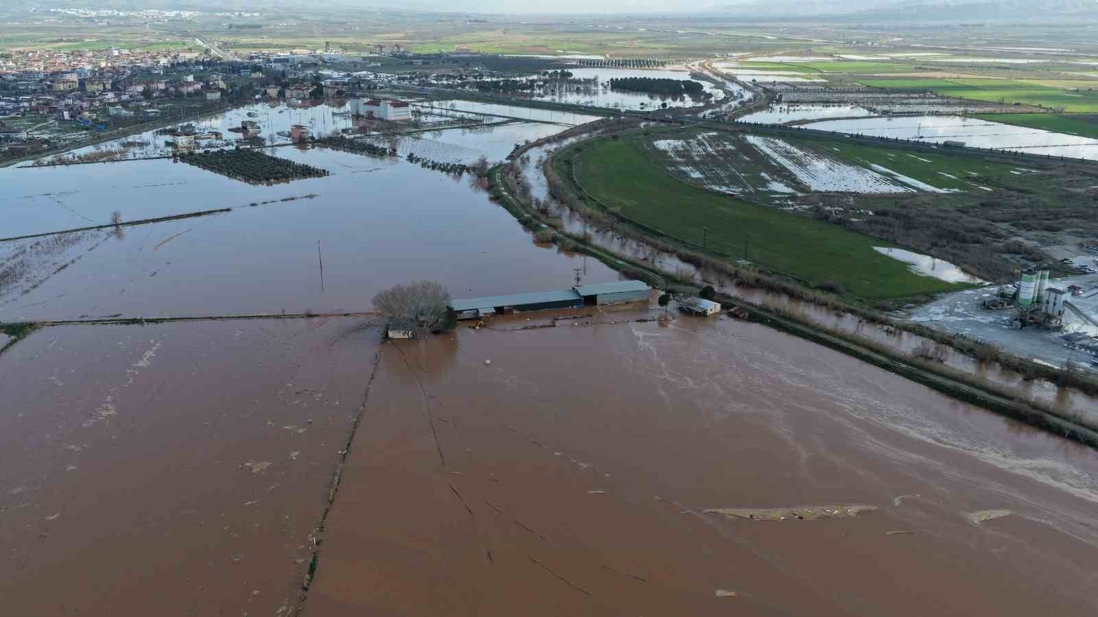 Salihli’de felaketin boyutu havadan görüntülendi
