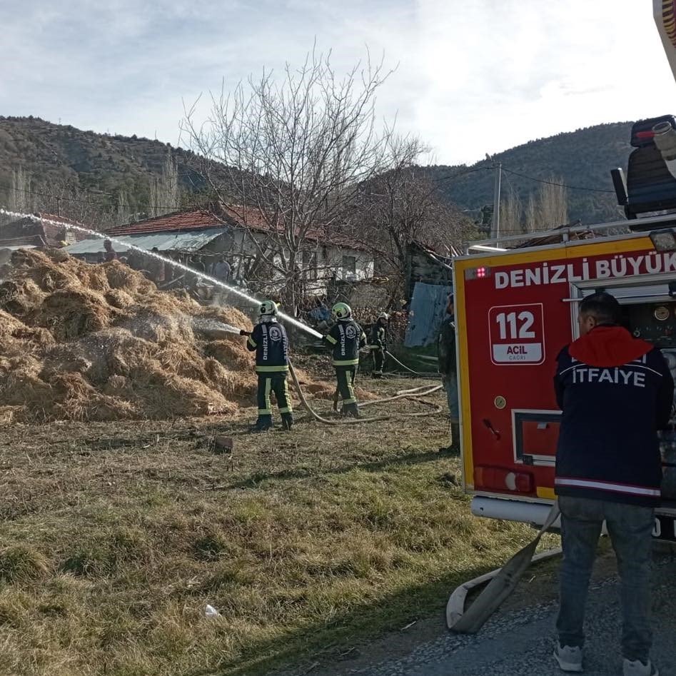 Samanlıkta çıkan yangın korku yaşattı
