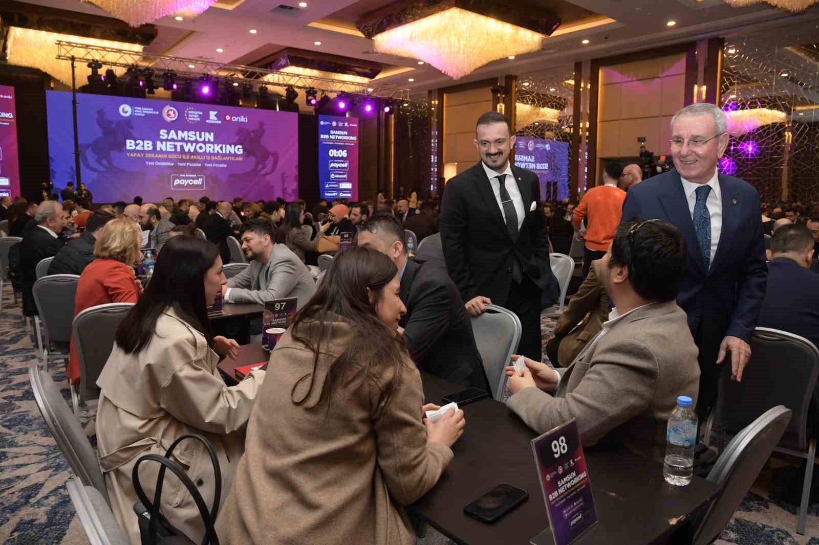 Samsun B2B Networking etkinliğinde 1 milyar 745 milyon TL’lik ticari potansiyel
