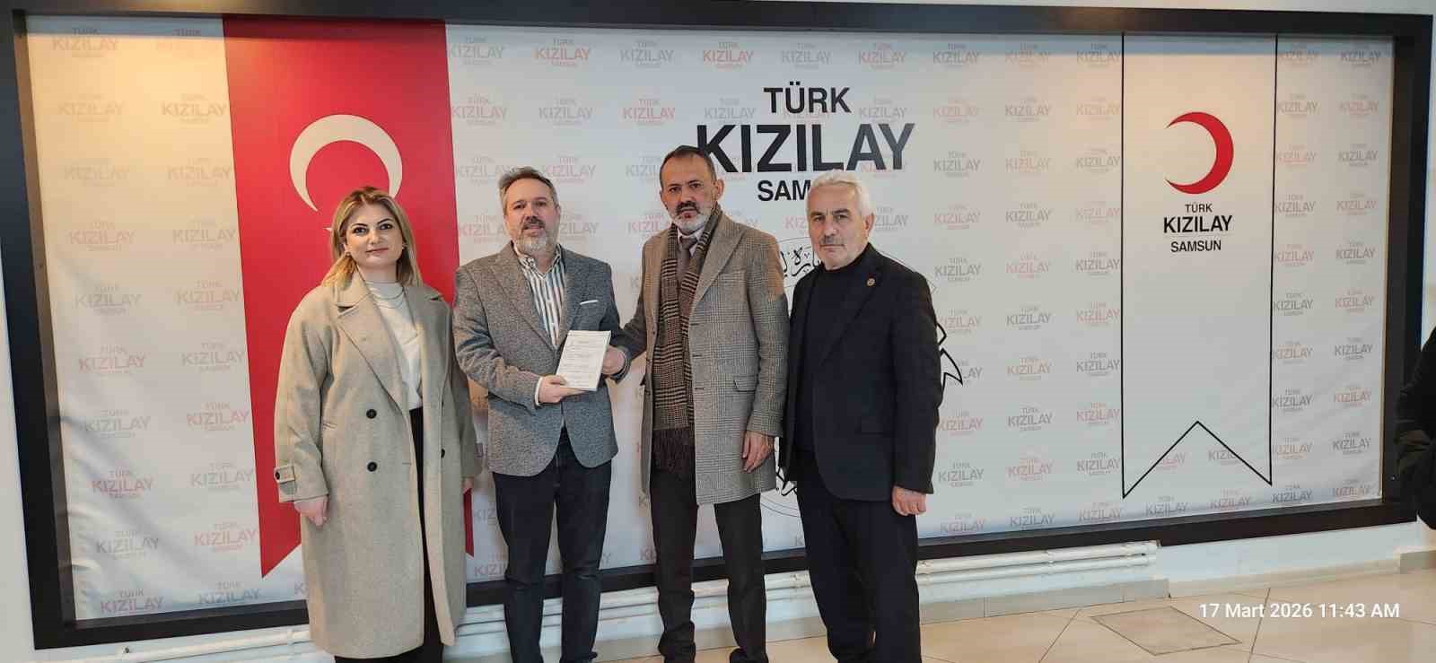 Samsun Çocuk Evlerinden Gazze için anlamlı bağış
