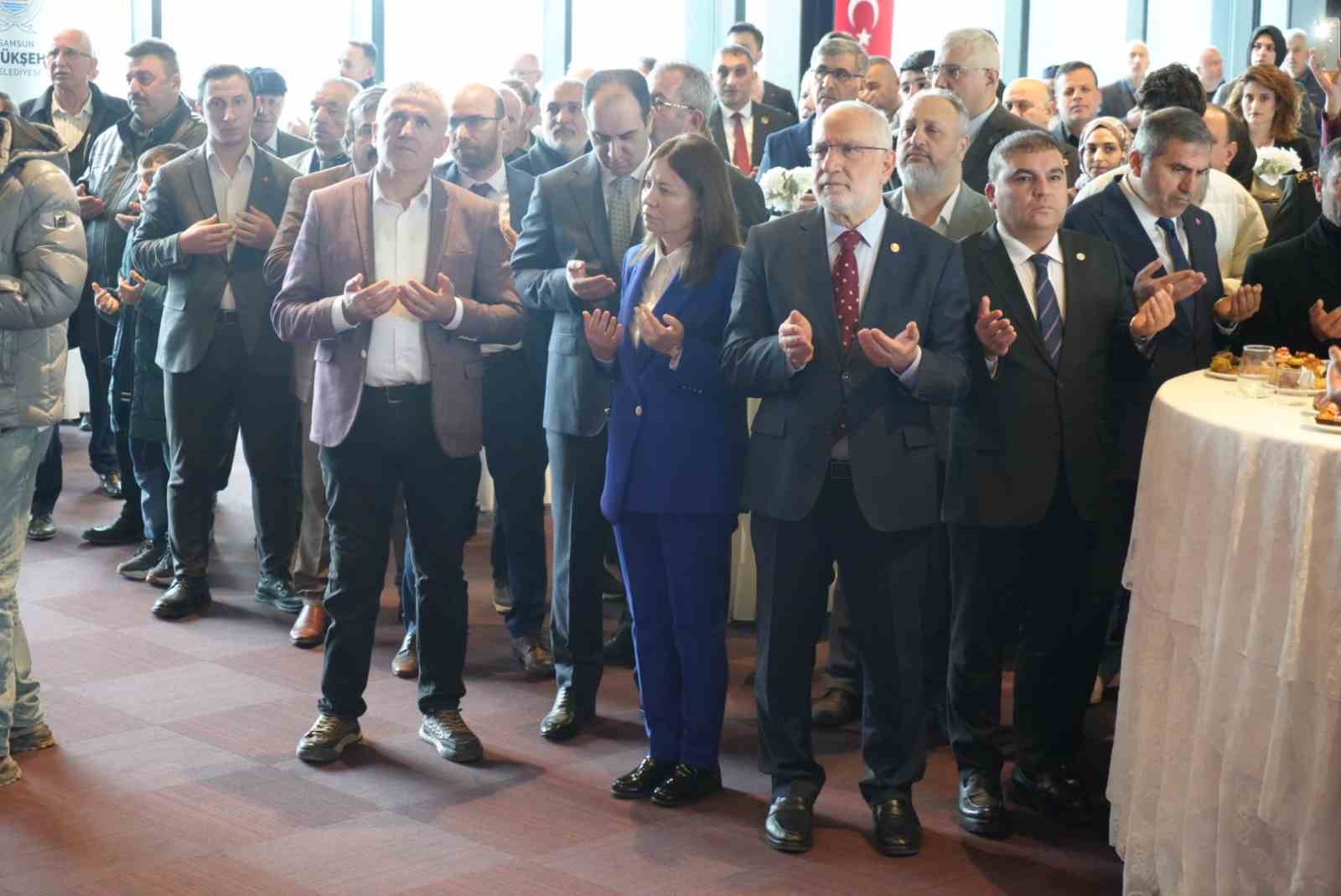 Samsun protokolü bayramlaştı
