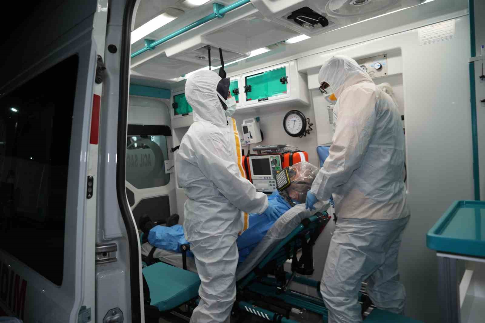 Samsun Şehir Hastanesi’nde KBRN tatbikatı
