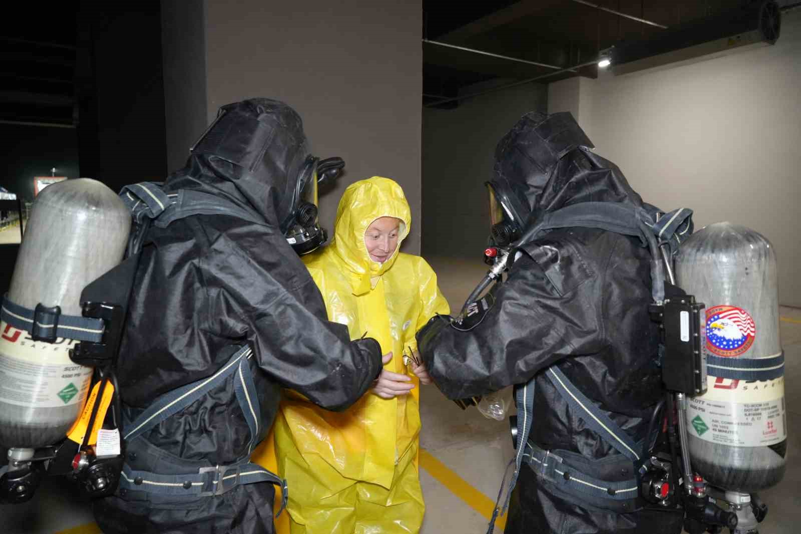 Samsun Şehir Hastanesi’nde KBRN tatbikatı
